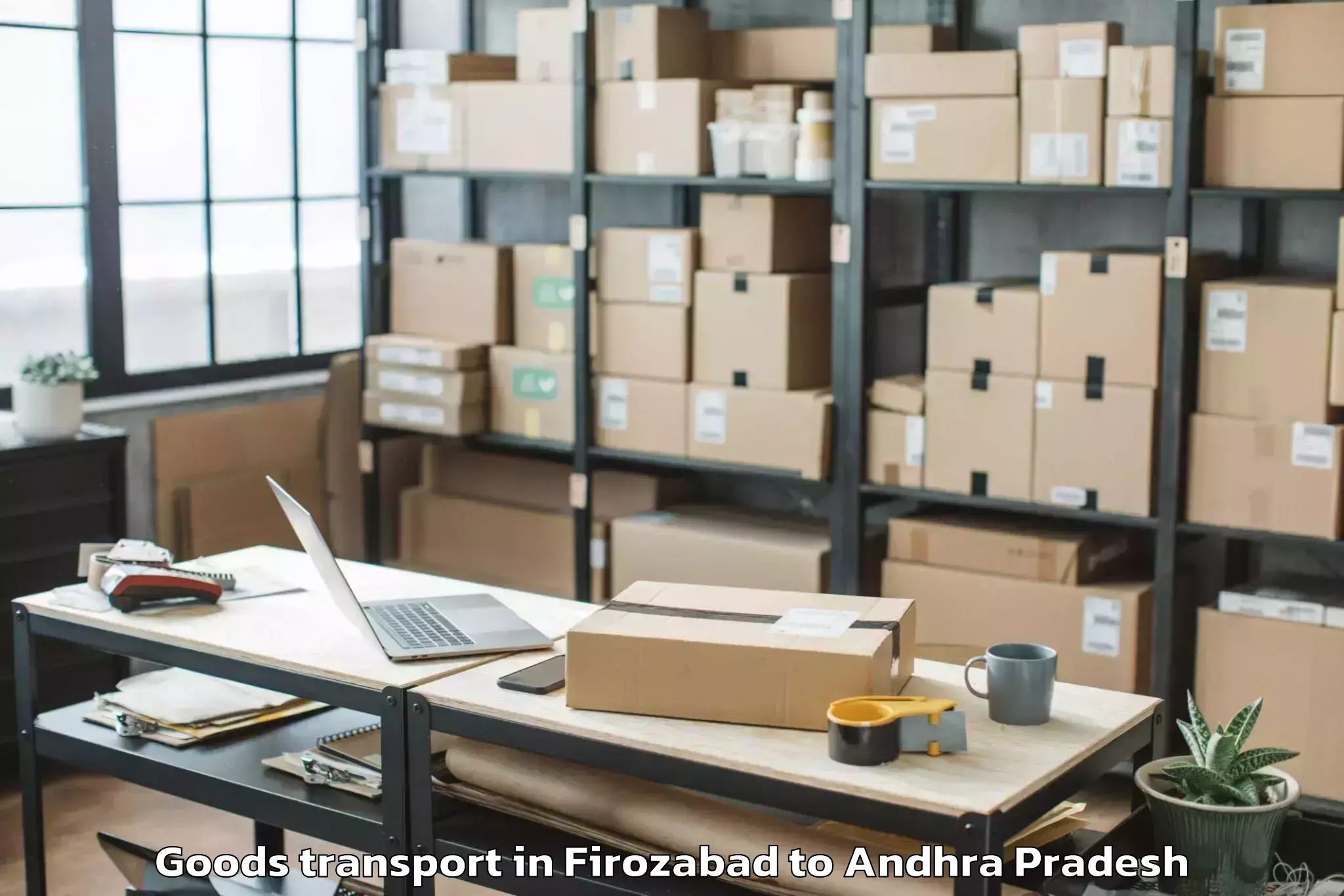 Discover Firozabad to Machavaram Goods Transport